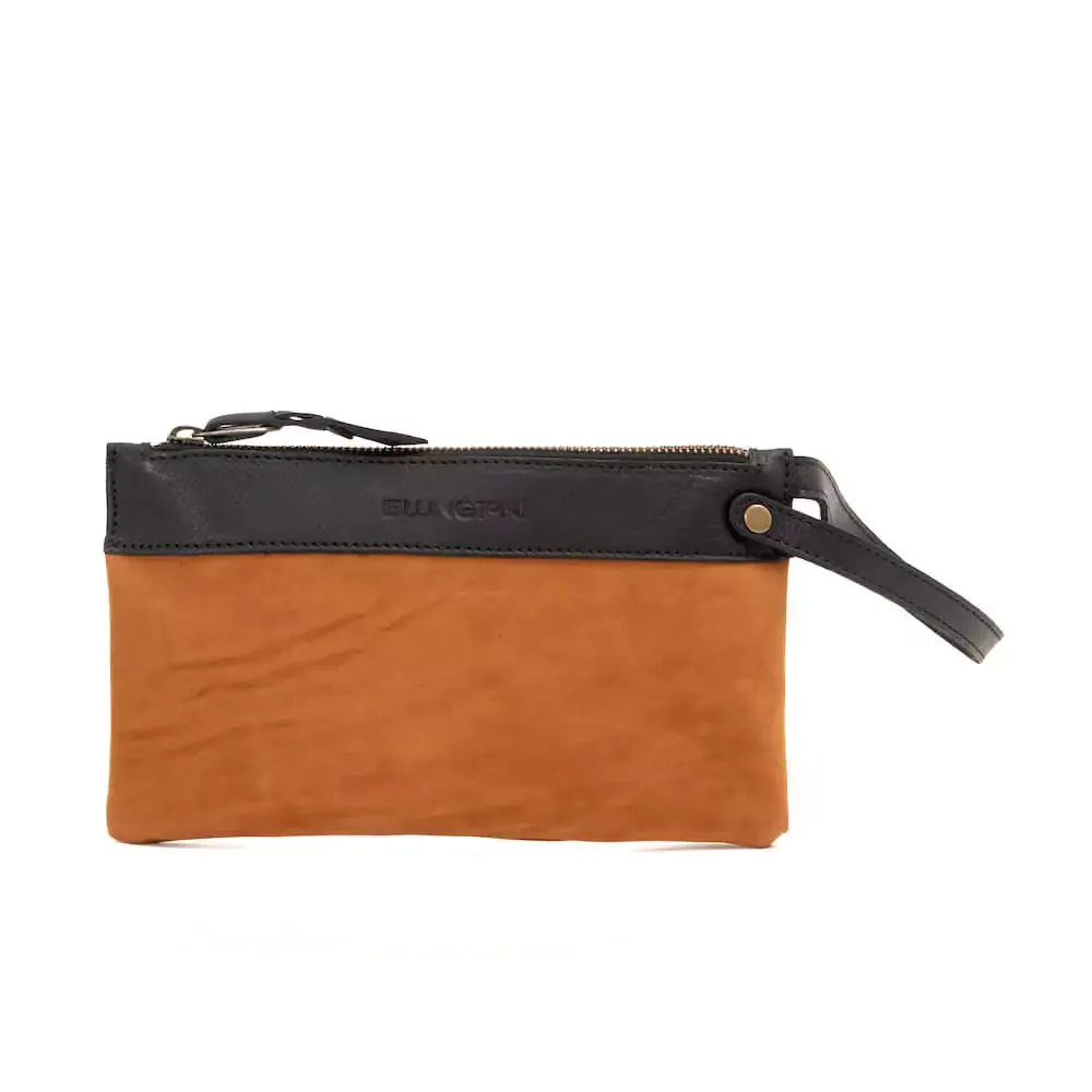 Ellington Leather Market Tote w/ Zippered Pouch by Mission Mercantile Leather Goods