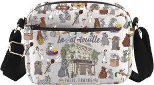 ENSIANTH La Cartoon Paris France Inspired Crossbody Bag Anyone Can Cook Gift Mouse Chef Movie Mech Rat Bag