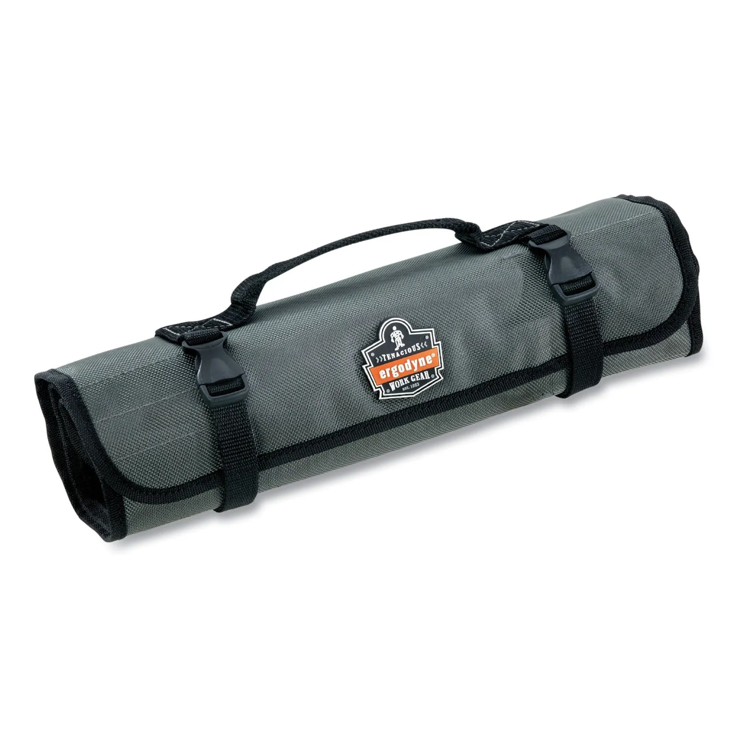 ergodyne® Arsenal 5870 Tool Roll-Up, 25 Compartments, 27 x 14.5, Polyester, Gray