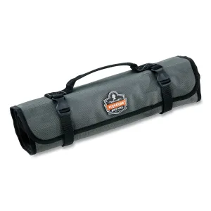ergodyne® Arsenal 5870 Tool Roll-Up, 25 Compartments, 27 x 14.5, Polyester, Gray