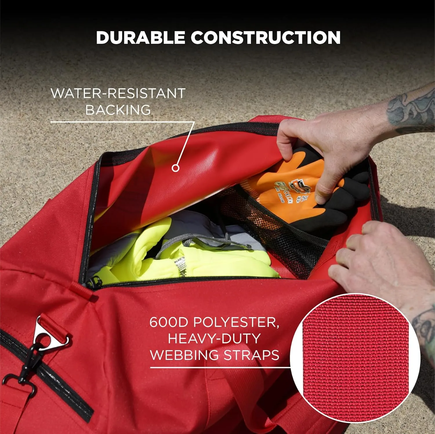 Ergodyne Gear Duffel Bag-Polyester