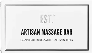EST. Soothing Moisturizing Massage Bar with Grapefruit-Bergamot fragrance, Biodegradable/Recyclable Box, Hotel Airbnb and Rentals Amenities, 1.5oz / 42gm, Pack of 48