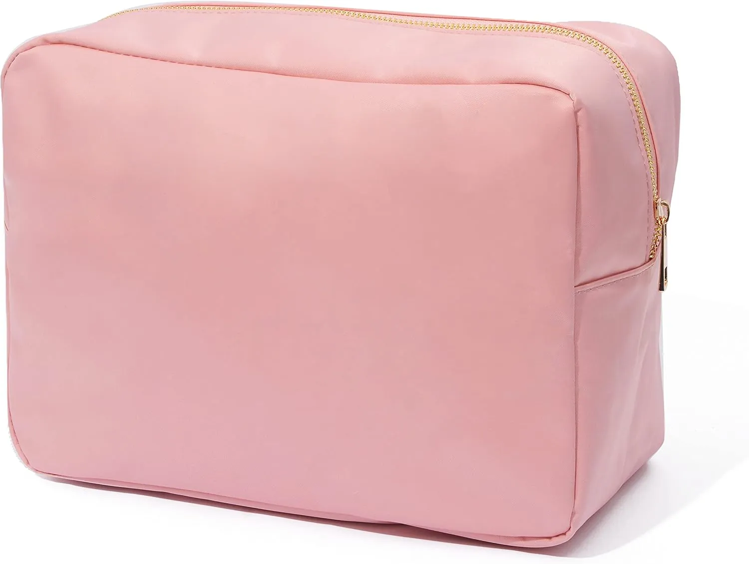 Extral Large Cosmetic Bag Makeup Pouch Bag Case, Nylon Travel Set (9#Pink,XL)