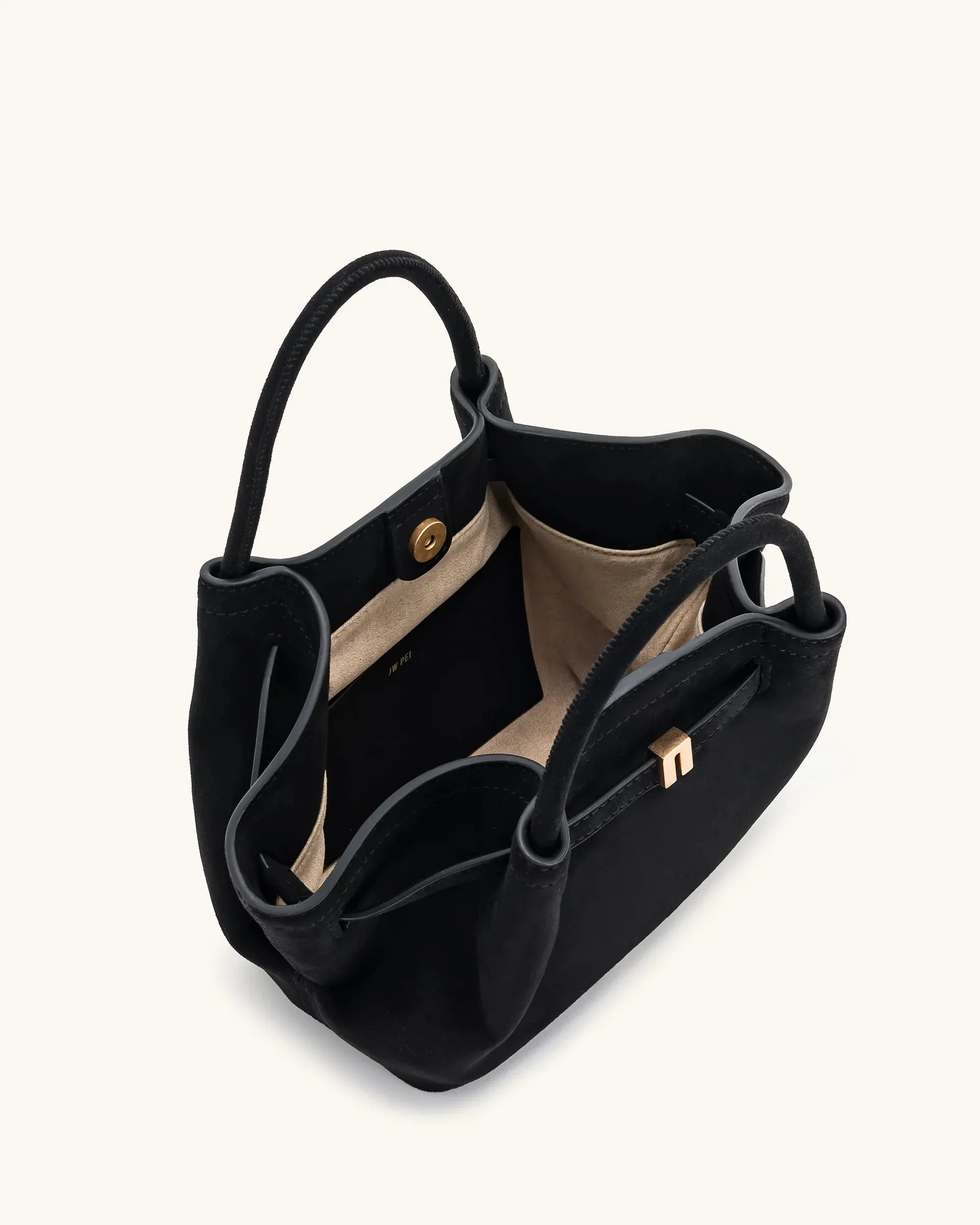 Faux Suede Handbag- Chic & Spacious Women’s Purse