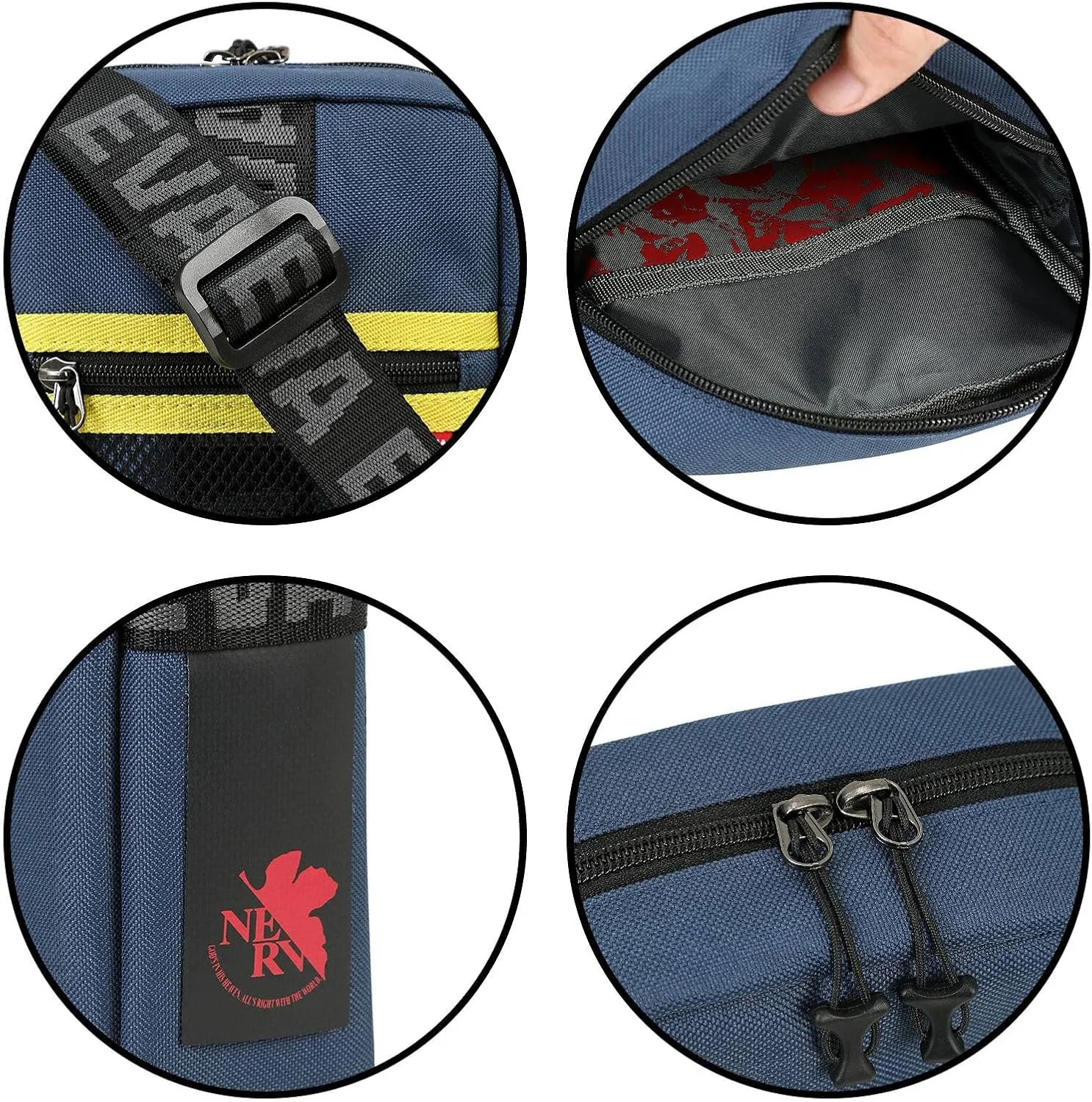 FIREFIRST Neon Genesis Evangelion Shoulder Bag RADIO EVA 10th Anniversary Evangelion Merch Crossbody Bag Worn by Asuka