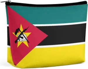 Flag of Mozambique Portable Travel Storage Cosmetic Bag,large Capacity Wash Bag One Size