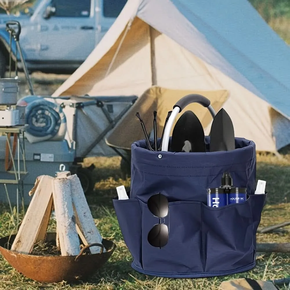 Foldable 6-Compartment Oxford Tool Organizer