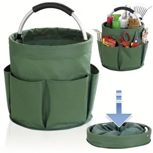 Foldable 6-Compartment Oxford Tool Organizer