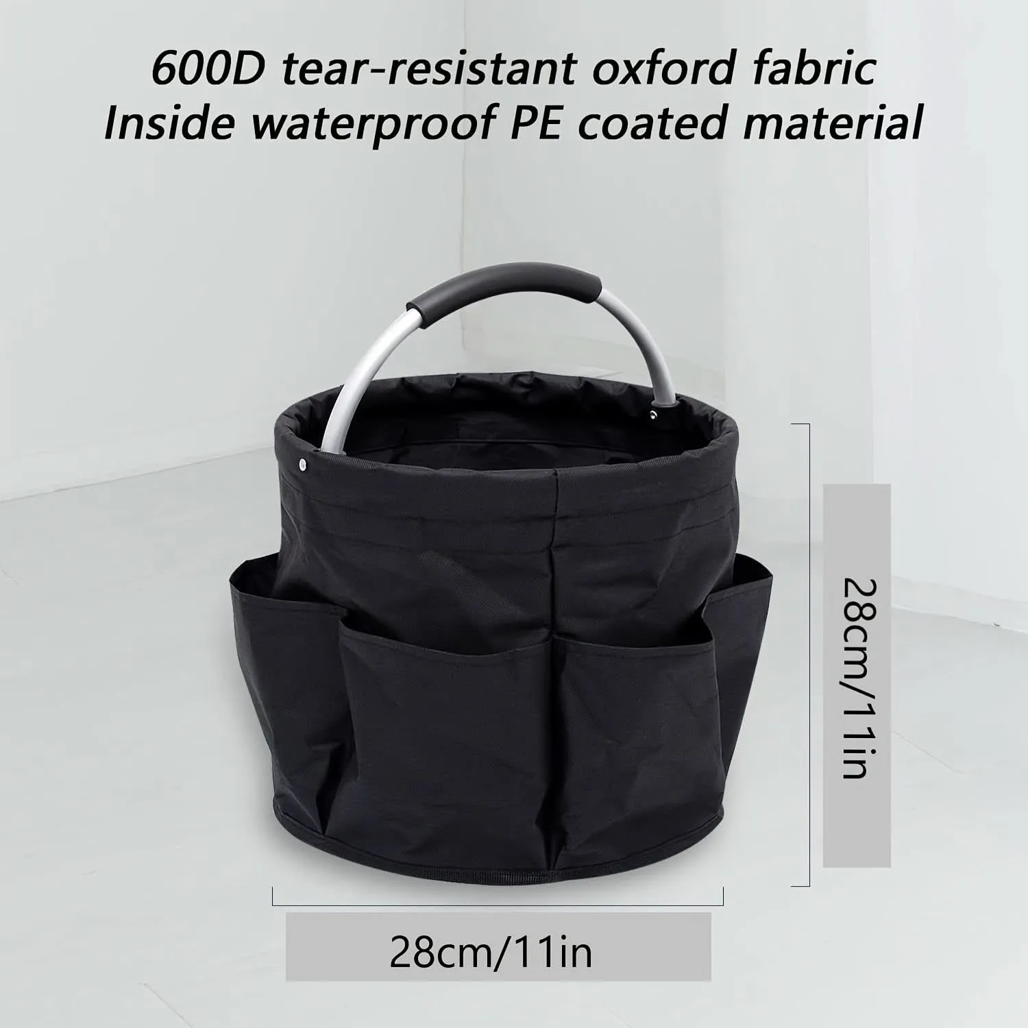 Foldable 6-Compartment Oxford Tool Organizer