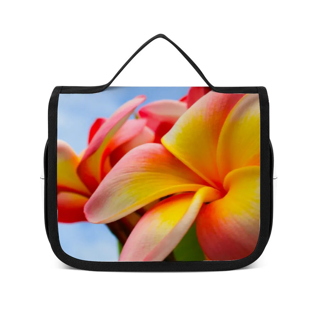 Frangipani Sky Waterproof Hanging Travel Toiletry Bag