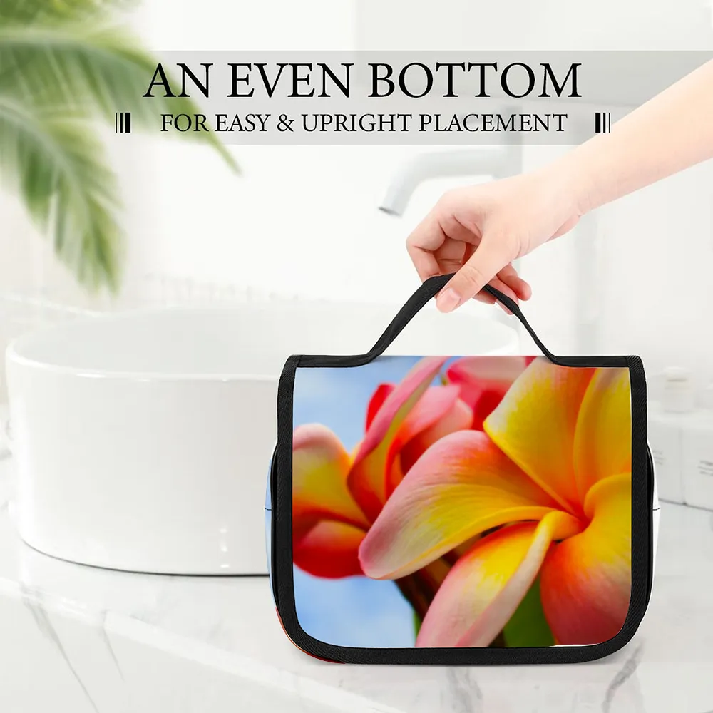 Frangipani Sky Waterproof Hanging Travel Toiletry Bag