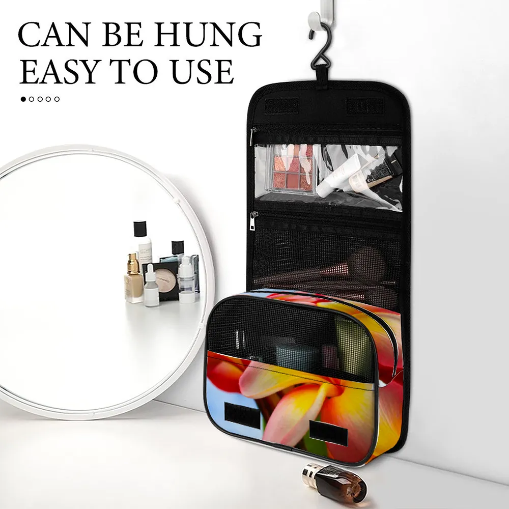 Frangipani Sky Waterproof Hanging Travel Toiletry Bag