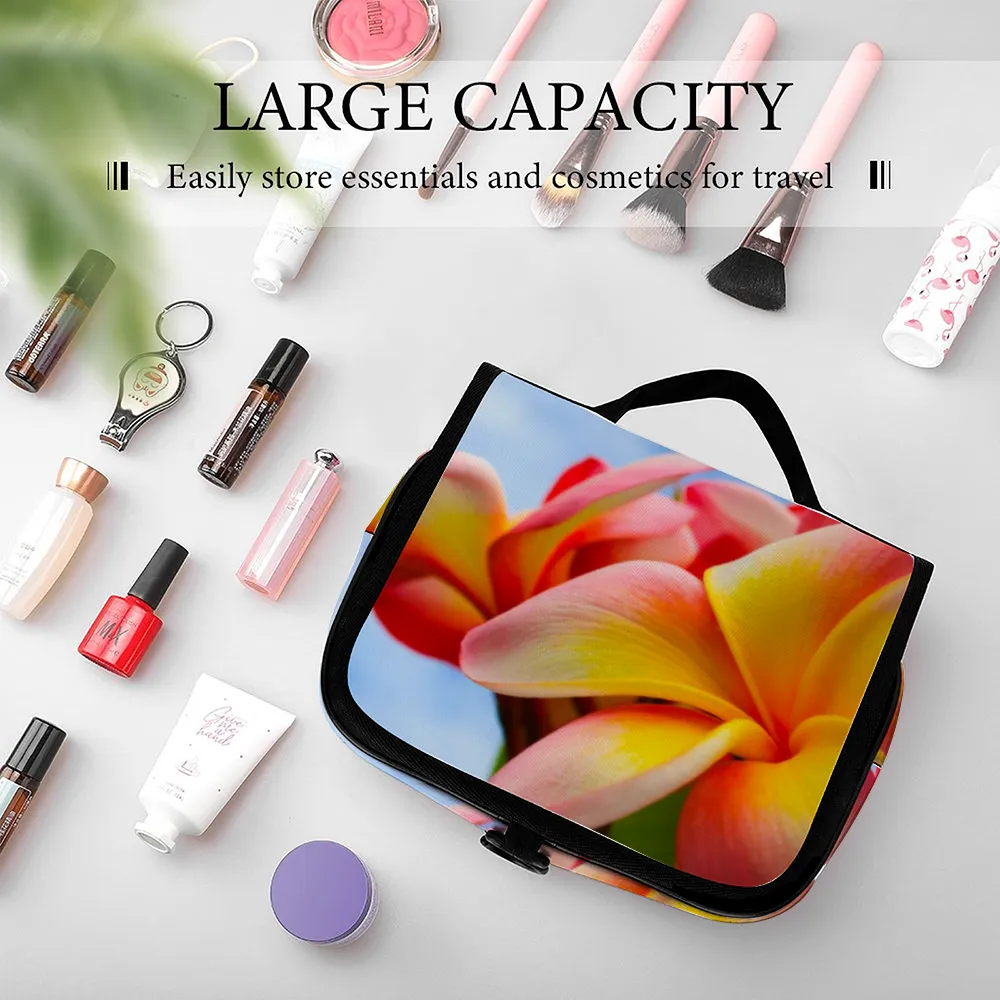 Frangipani Sky Waterproof Hanging Travel Toiletry Bag