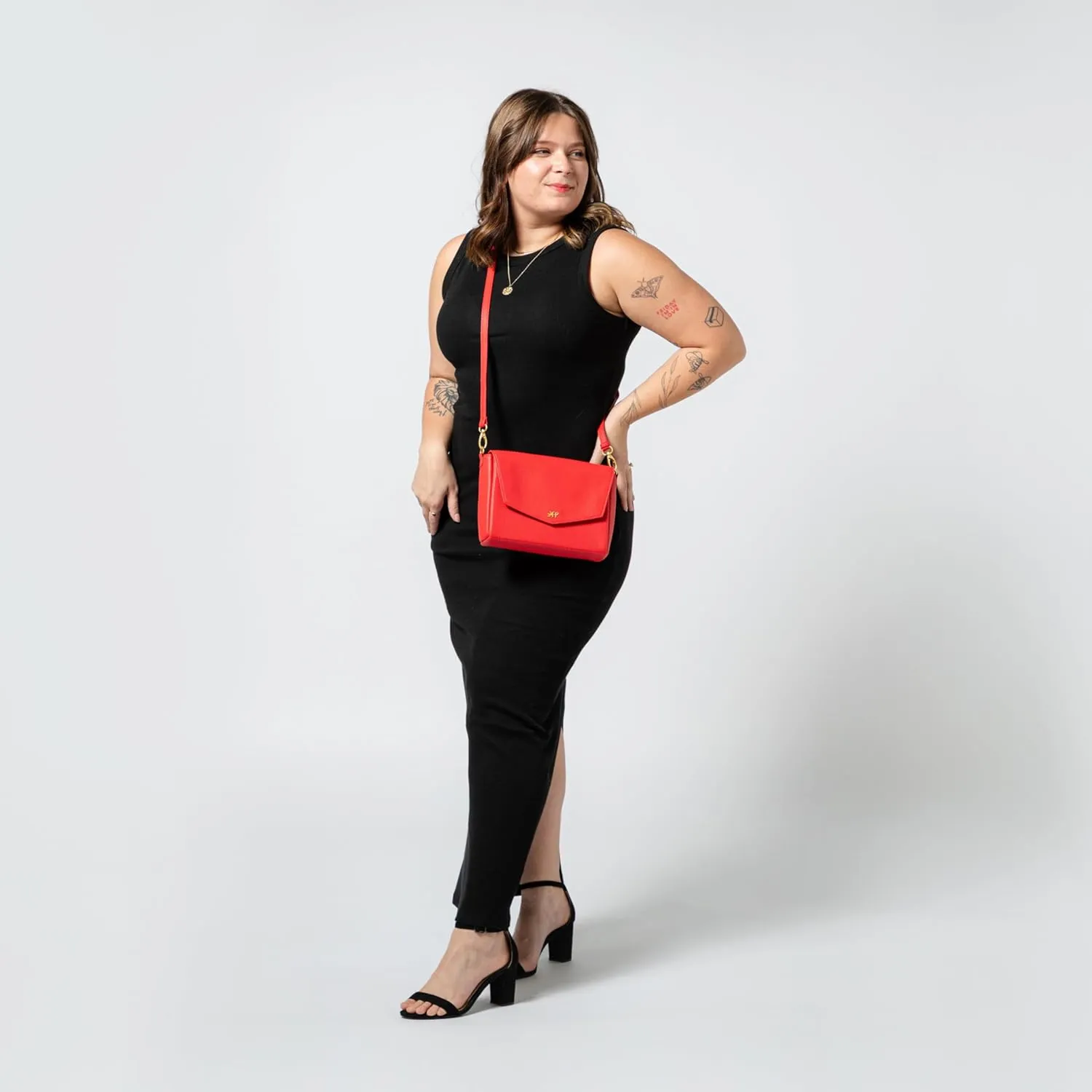 Freshly Picked Classic Crossbody Bag for Women - Stylish Handbag and Crossbody Purse Made with Premium Vegan Leather