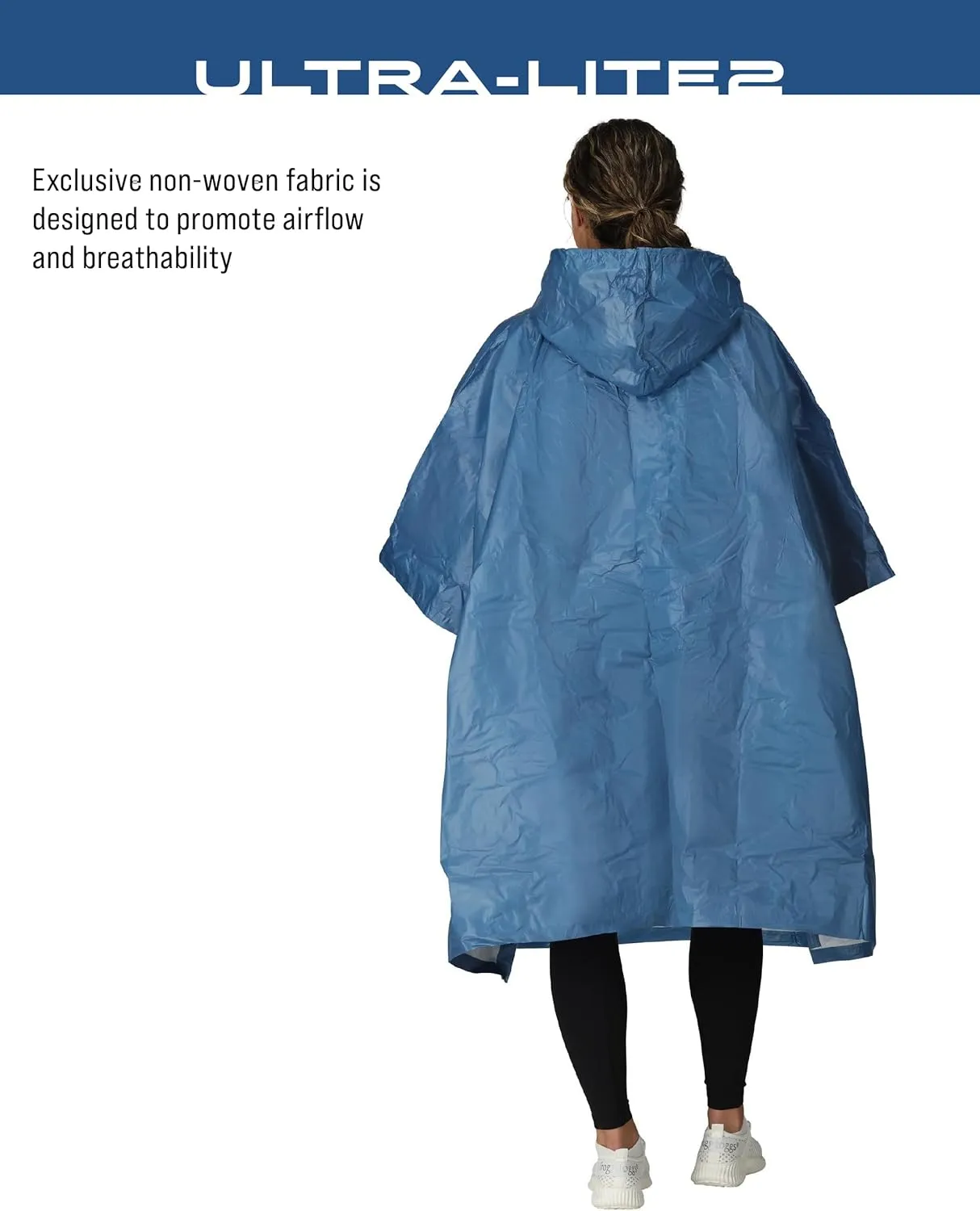 FROGG TOGGS Ultra-lite2 Waterproof, Breathable Rain Poncho, Adult and Youth Sizes