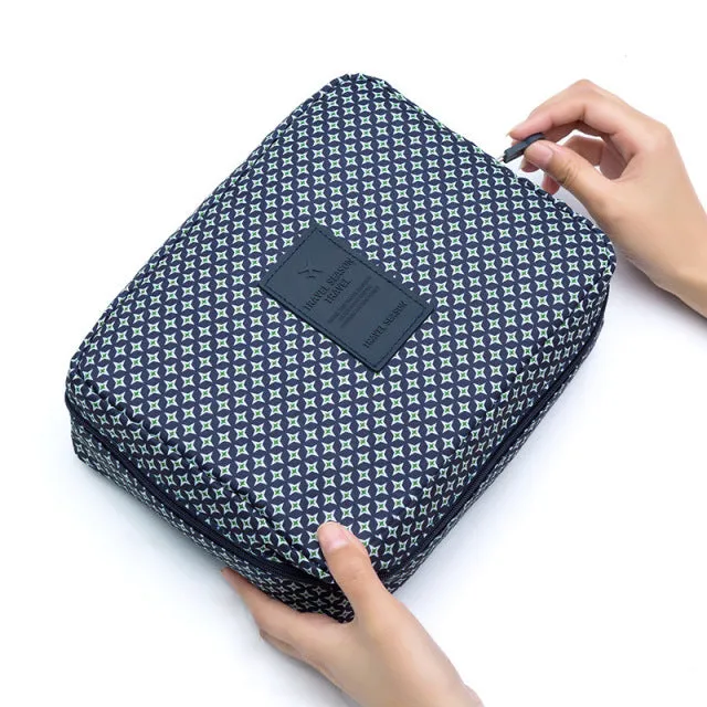 FUDEAM Multifunction Women Outdoor Storage Bag Toiletries Organize Cosmetic Bag Portable Waterproof Female Travel Make Up Cases