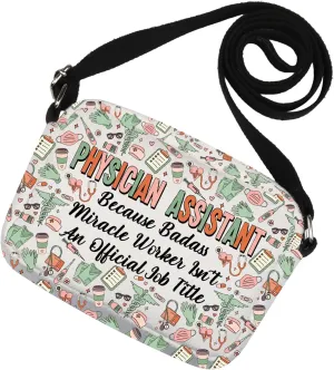Funny Physical Assistant Gift PA Crossbody Bag for New Physician Assistant P A Week Gift