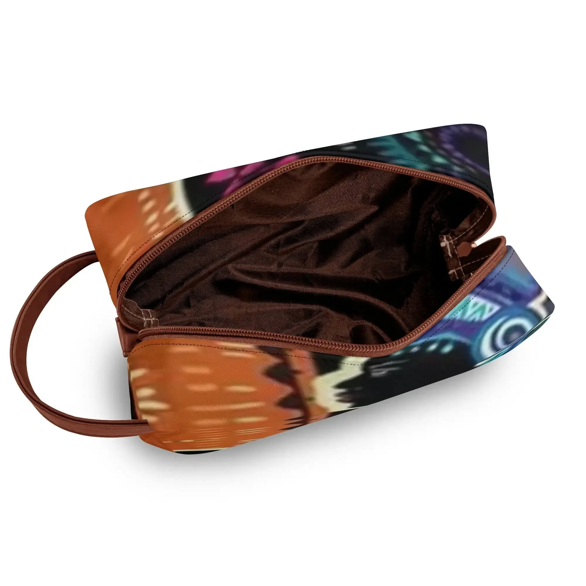 FZ Travel PU Leather Toiletry Bag
