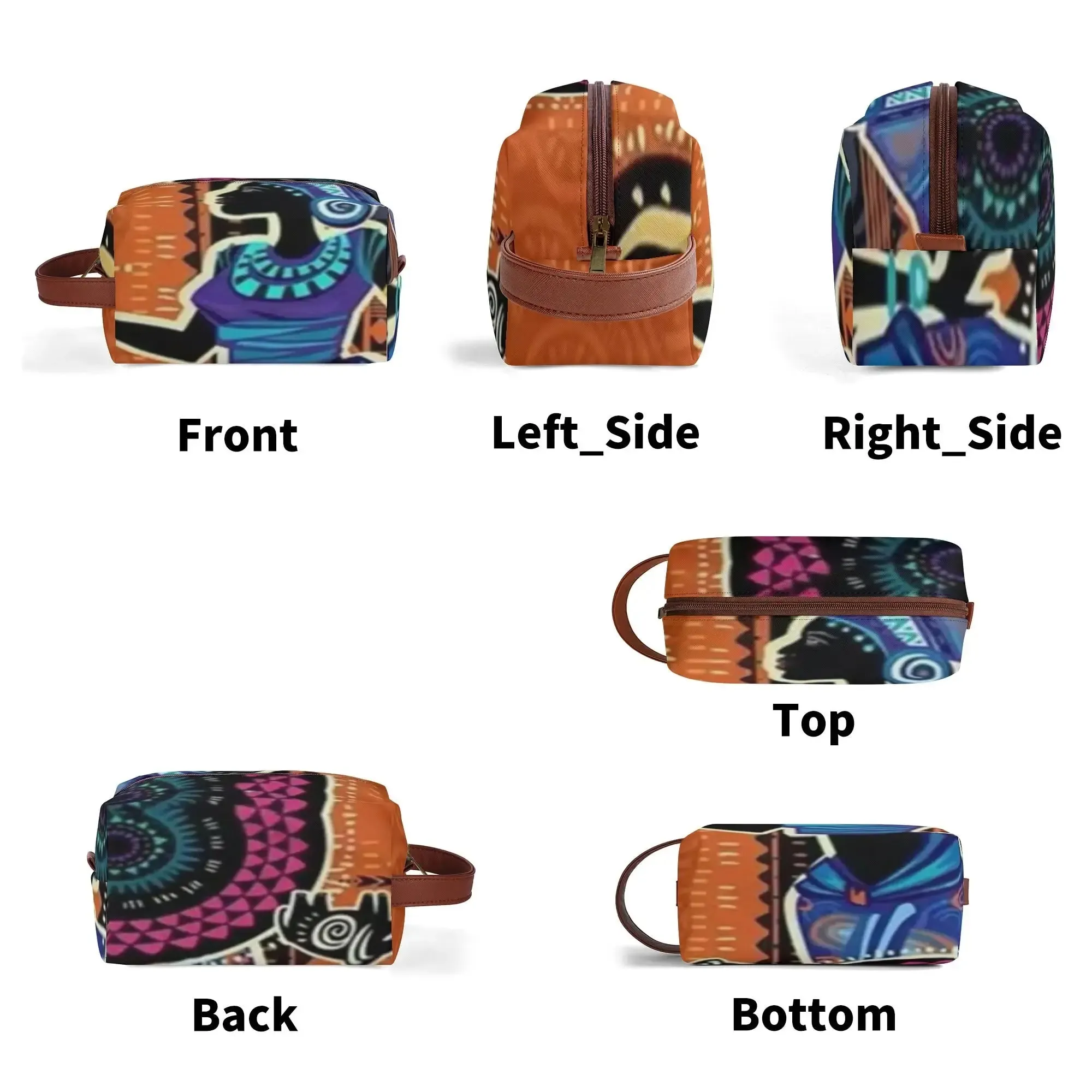 FZ Travel PU Leather Toiletry Bag