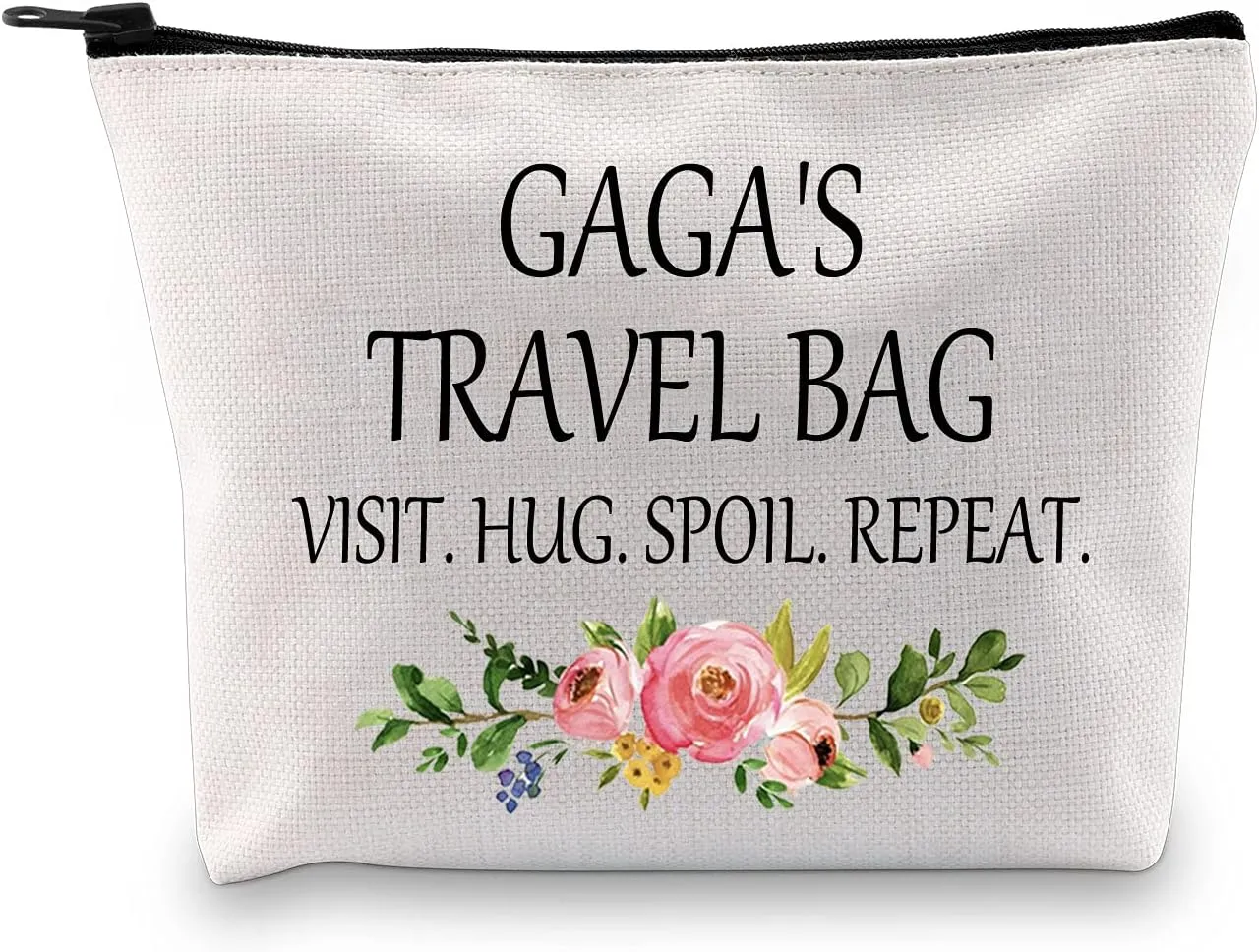 Gaga Gift Gaga Makeup Bag Gaga Appreciation Gift Grandma Toiletry Bag Travel Gift for Gaga (Gaga's Travel Bag)