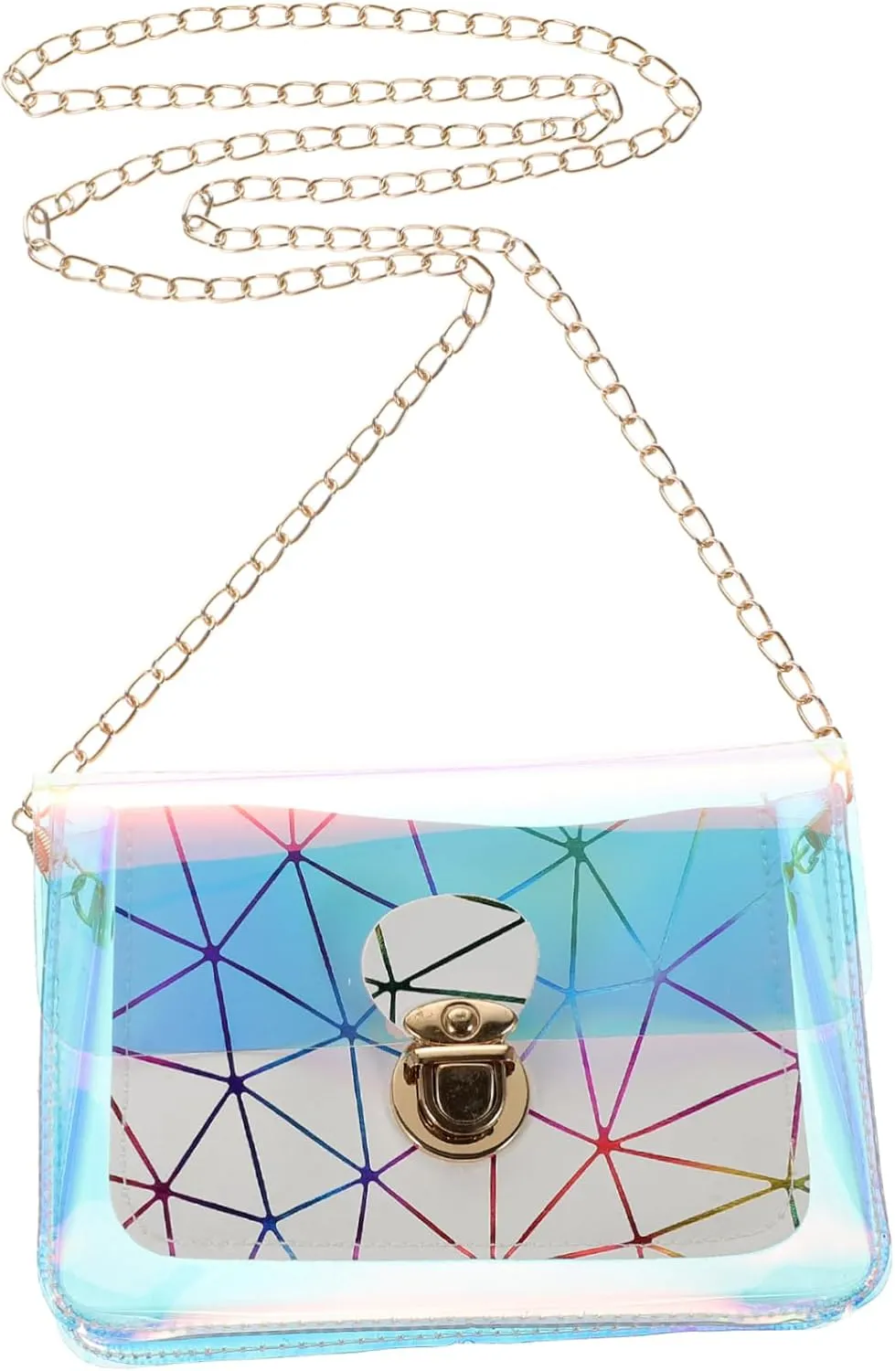 Gatuida Jelly Buns Pvc Bag Fashion Crossbody Bag for Women Compact Waterproof for Daily Use