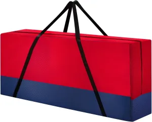 Giant Connect 4 Carrying Duffle Bag,Large & Sturdy Carrying Bag for Jumbo 4 in A Row, Easy Storage & Transportation for Life Size Jumbo to Score Connect Four Outdoor Storage Bag (BLUE)