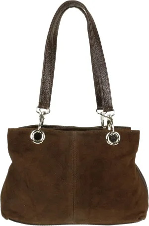 Girly HandBags Womens Italian Suede Leather Shoulder Bag