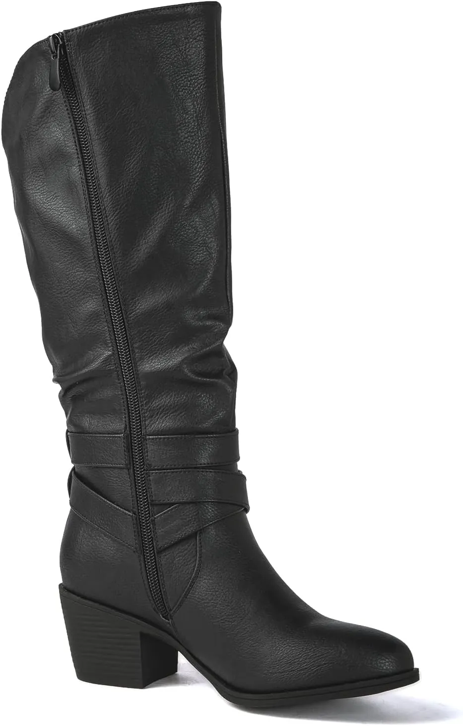 GLOBALWIN Women's Knee High Cowgirl Boots Fashion Dressy Cowboy Boots For Women