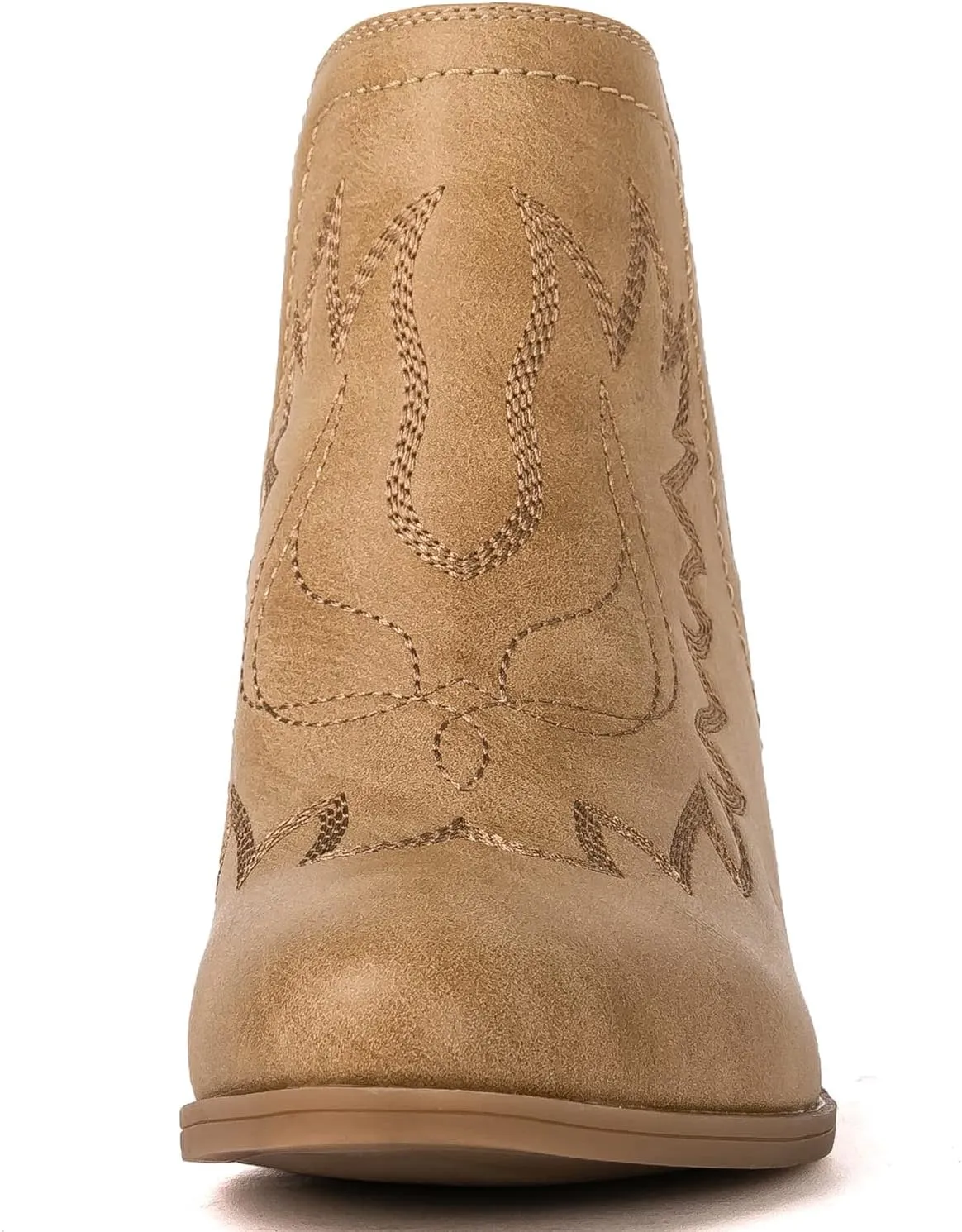 GLOBALWIN Women's Pull On Ankle Boots The Western Cowboy Cowgirl Boots