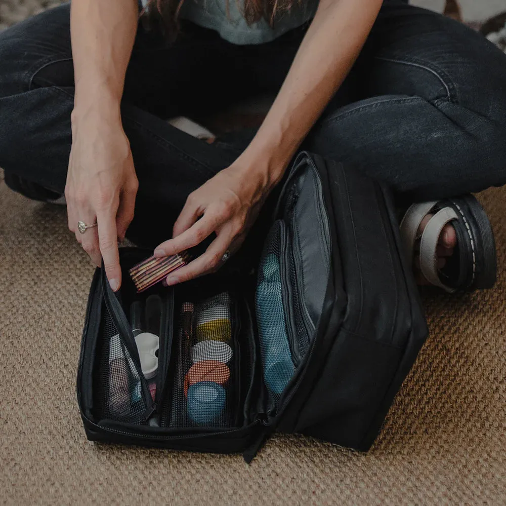 Gravel Travel Explorer MAX™ Toiletry Bag - Packing the Most - Black