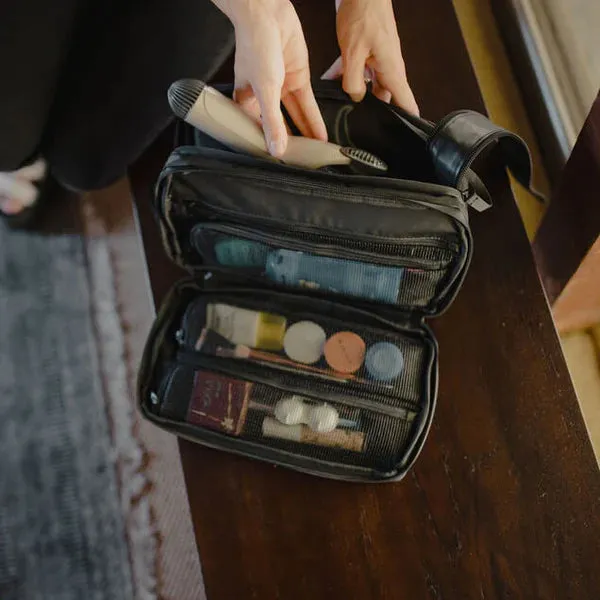 Gravel Travel Explorer MAX™ Toiletry Bag - Packing the Most - Black