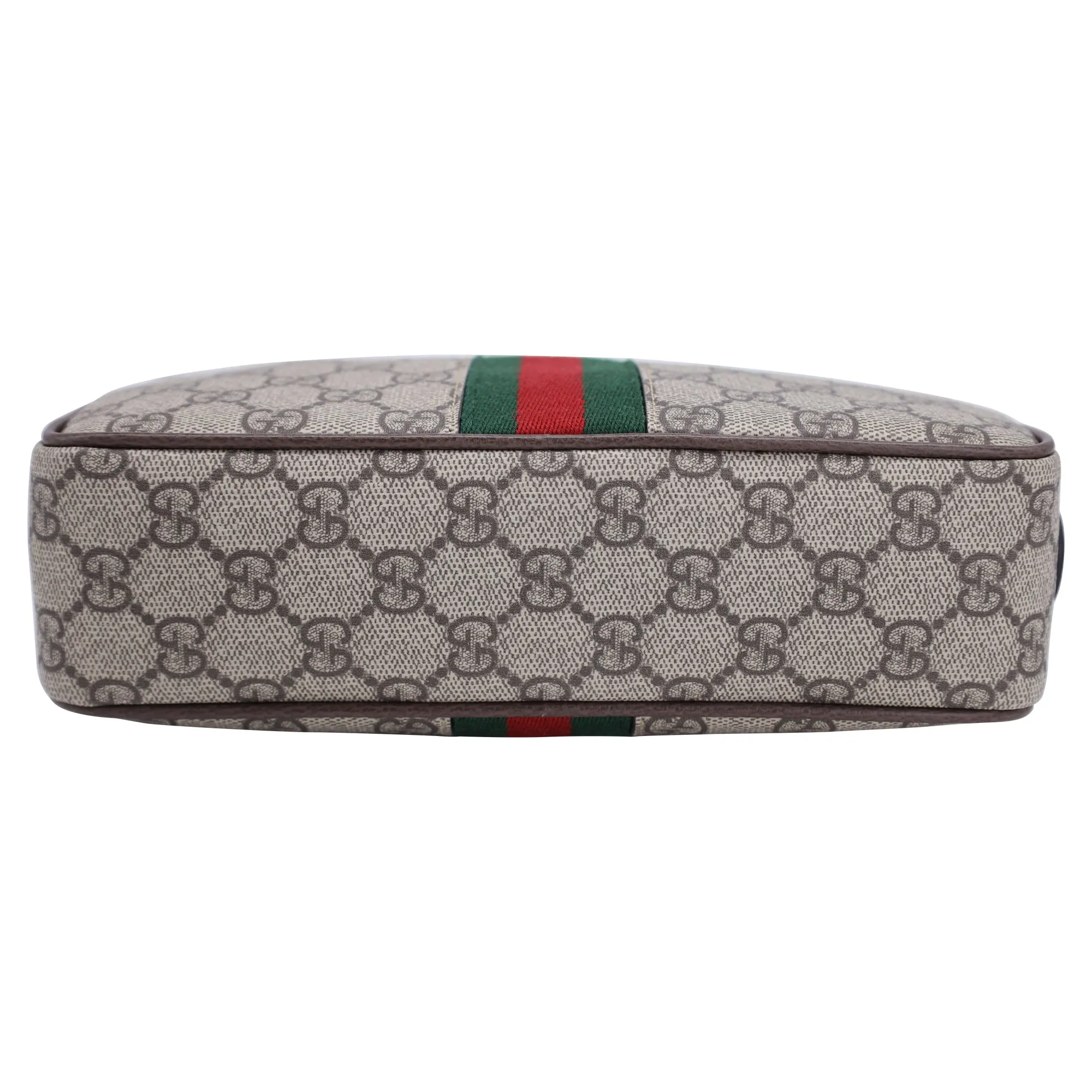 Gucci Savoy Toiletry Case With Web GG Supreme in Beige Canvas