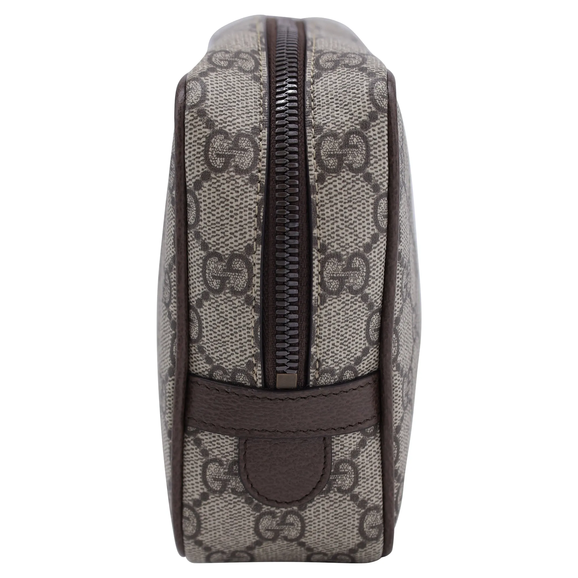 Gucci Savoy Toiletry Case With Web GG Supreme in Beige Canvas