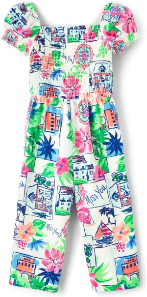 Gymboree Girls Short Sleeve Jumpsuit