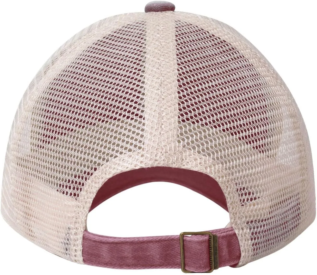Hammock Hanging from Palm Trees Printed Cowboy Mesh Baseball Cap — Adjustable mesh