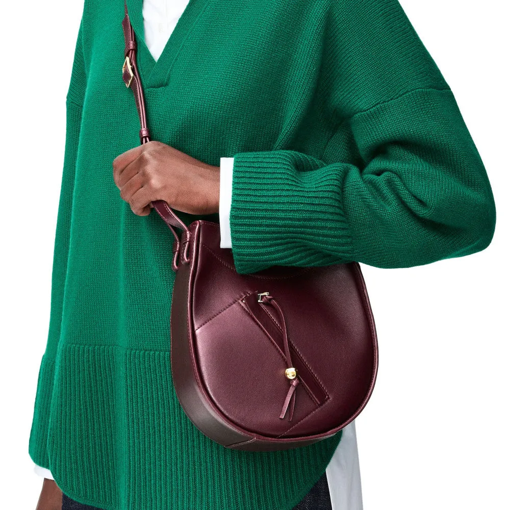 Hammock Slice bag in shiny calfskin