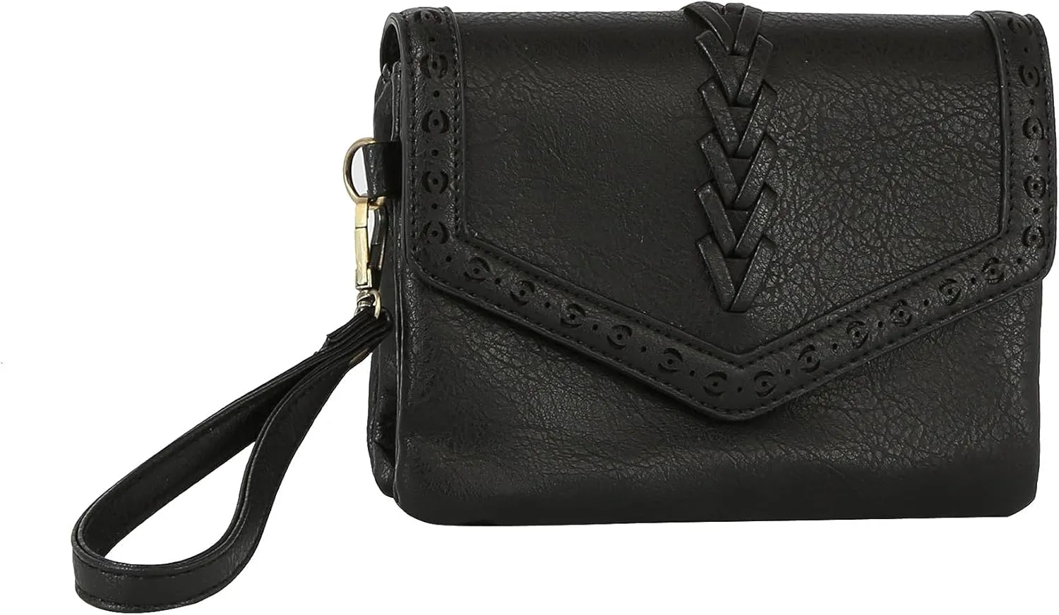 Handbag Republic Stay Trendy with Detachable Strap Crossbody Wristlet in PU Leather for Women