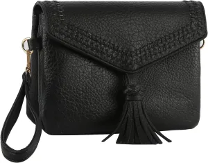 Handbag Republic Stay Trendy with Detachable Strap Crossbody Wristlet in PU Leather for Women