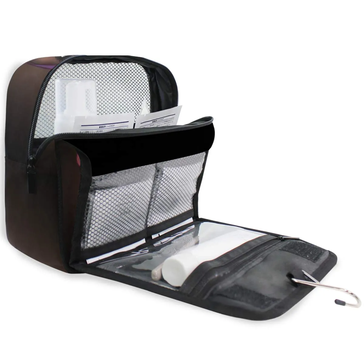 Hanging Toiletry Bag African American Woman Portable Cosmetic Makeup Travel Organizer for Men & Women with Sturdy Hook
