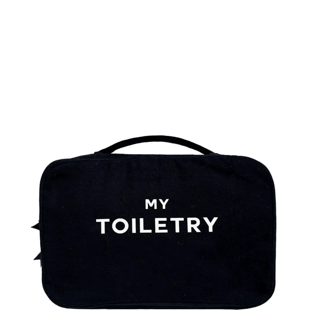 Hanging Toiletry Travel Bag – Black