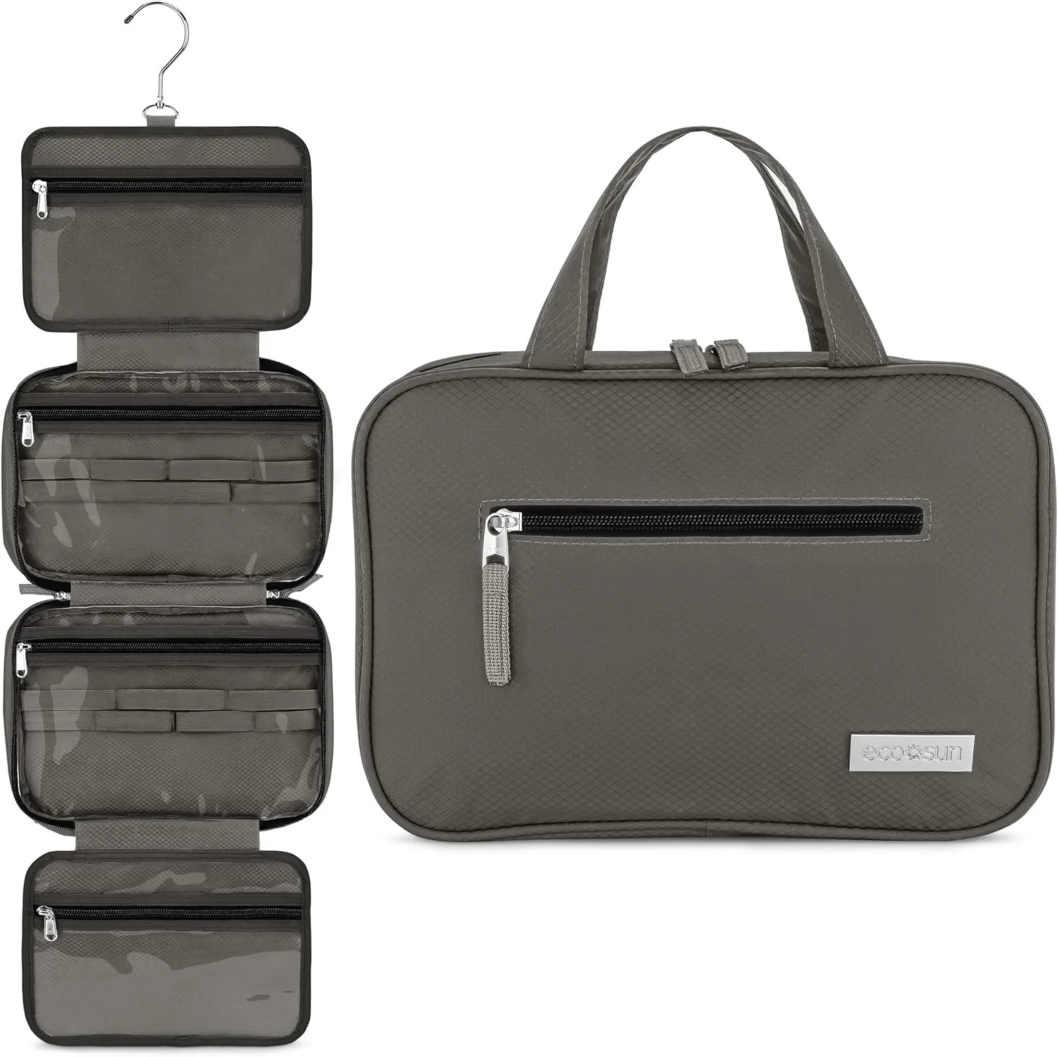 Hanging Travel Toiletry Bag — Designed in Hawaii — Water-resistant Travel Organizer for Bathroom Accessories