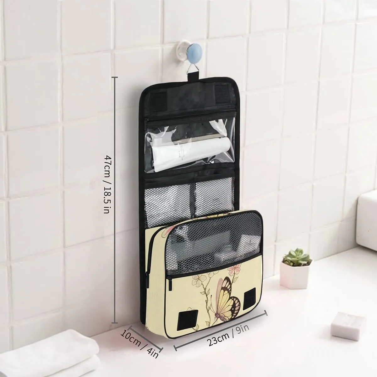 Hanging Travel Toiletry Bag Kit Makeup Case Cosmetics Organizer for Men Women