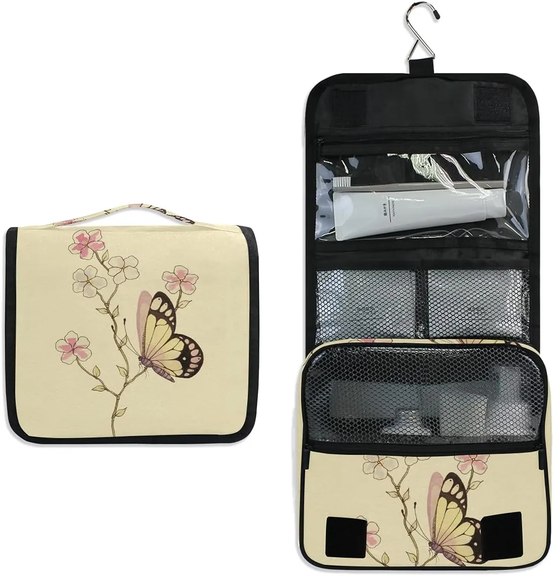 Hanging Travel Toiletry Bag Kit Makeup Case Cosmetics Organizer for Men Women