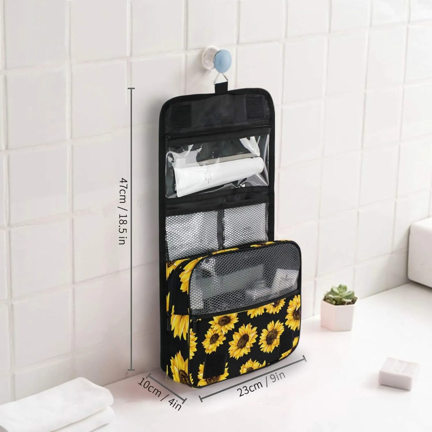 Hanging Travel Toiletry Bag Kit Makeup Case Cosmetics Organizer for Men Women