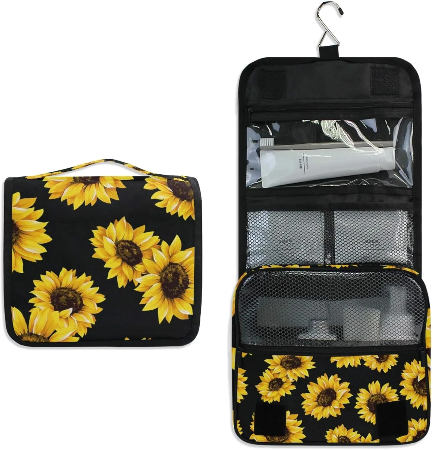 Hanging Travel Toiletry Bag Kit Makeup Case Cosmetics Organizer for Men Women