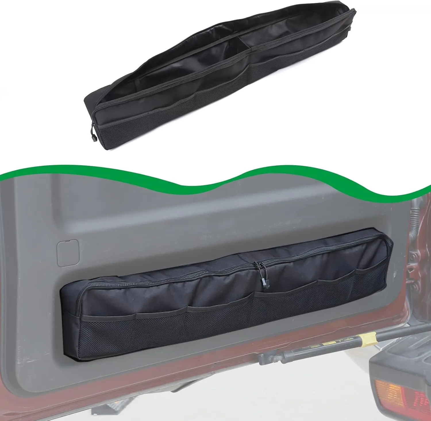 HAPPYHORSE Car Trunk Storage Organizer Compatible with Toyota FJ Cruiser 2007-2021 Rear Tailgate Storage Organizer，Oxford Cloth Car Storage Bag