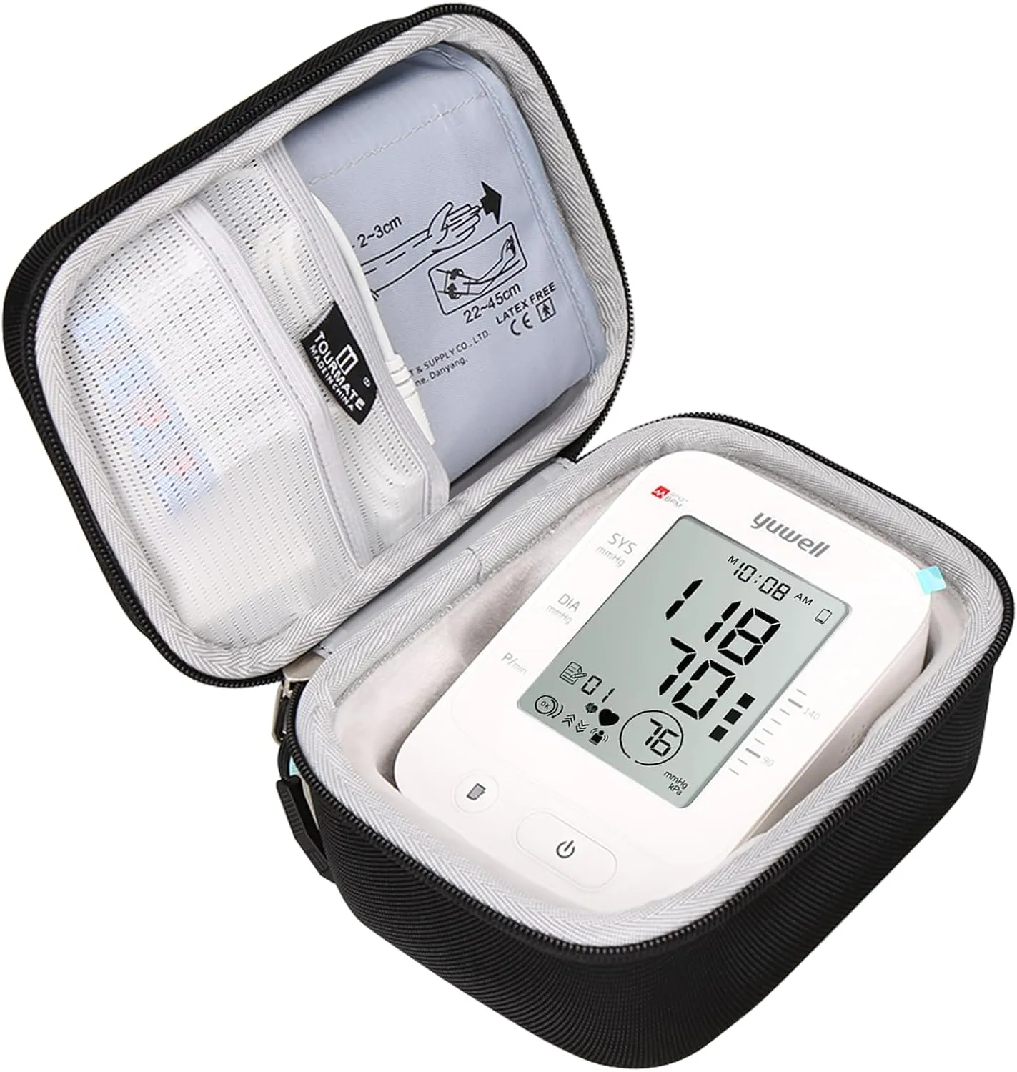 Hard Case Replacement for yuwell Blood Pressure Monitor Upper Arm Cuff YE660E