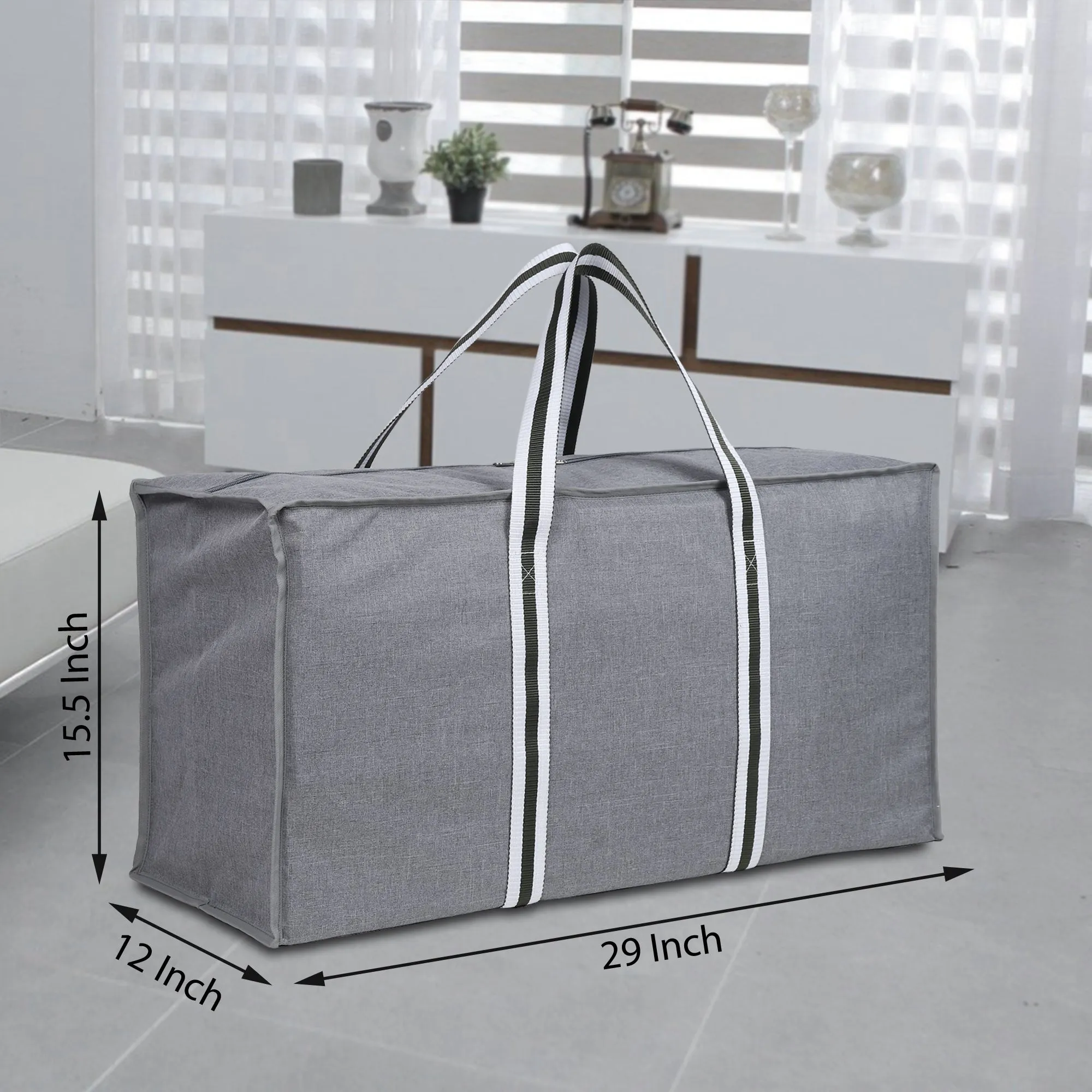 Heavy Duty Extra Large Storage Bag Blanket Clothes Organizer- Double R Bags