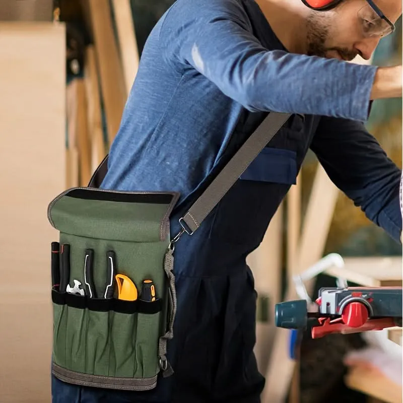 Heavy Duty Roll-Up Tool Bag with Pouches