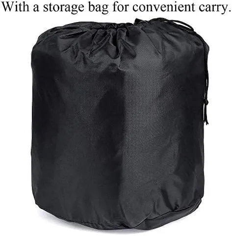 Heavy Duty Waterproof Boat Cover for Yachts Yachts, All Weather Outdoor, 420D Oxford Cloth, Black Fish Ski V-Hull Cover Bag(21-24ft)